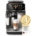 PHILIPS EP5547/90 Serie 5500 LatteGo 19 Kaffeespezialitäten Kaffeevollautomat Schwarz verchromt